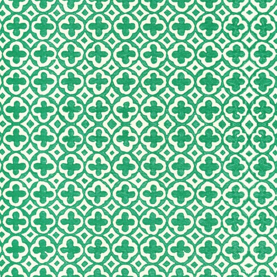 Green Stamped Print Italian Paper ~ Leonardo Communication
